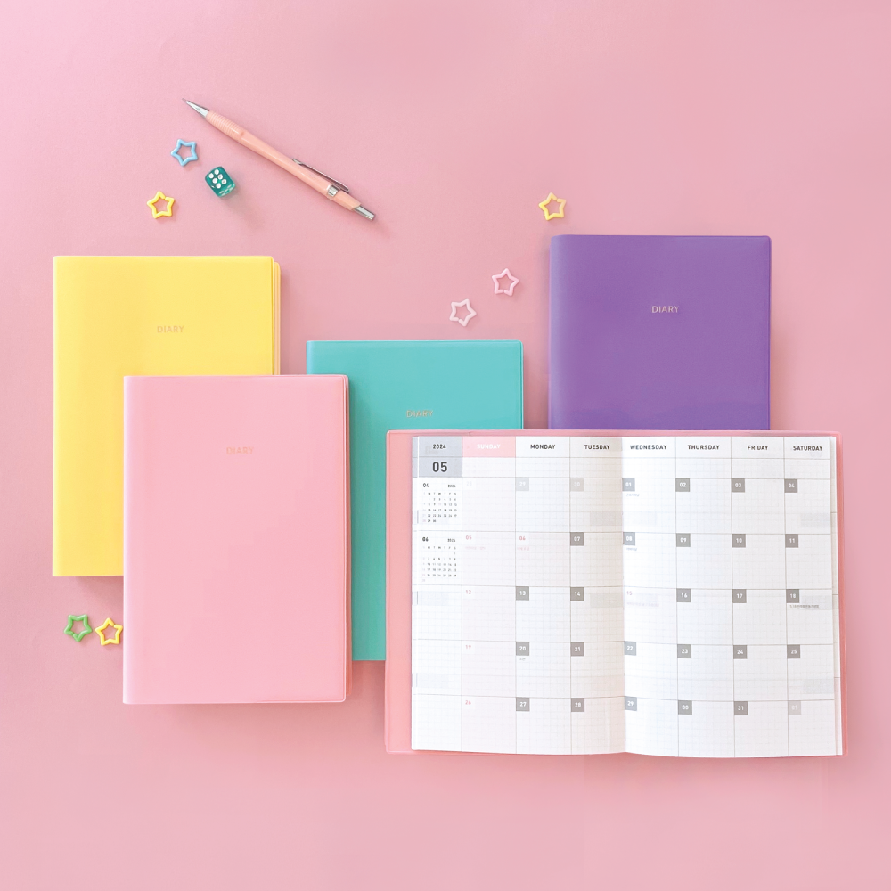 2024 Macaron Diary, Weekly Planner 