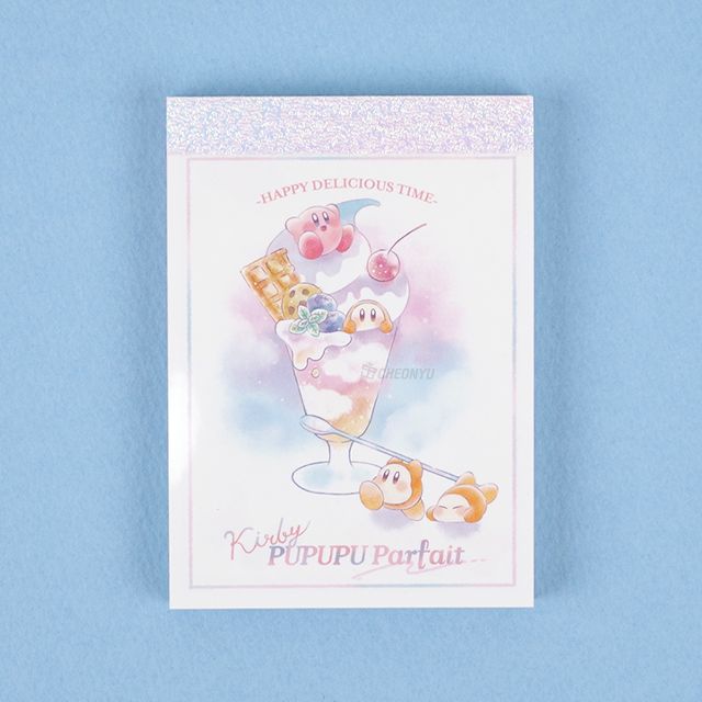 Kirby Clear PUPUPU Parfait Mini Memo, Set of 10pcs