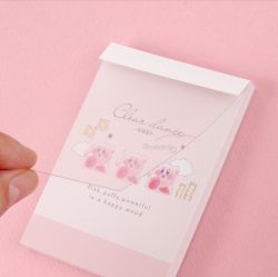 Kirby Clear Dance Mini Memo, Set of 10pcs