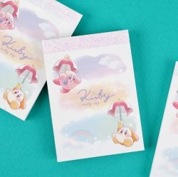 Kirby Clear Melty Sky Mini Memo, Set of 10pcs
