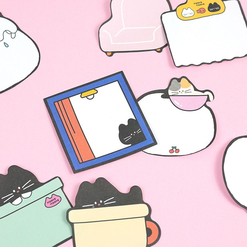 Nyang-nyang Shape Sticky Note 24pcs