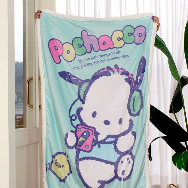 Pochacco Poster Wool Blanket