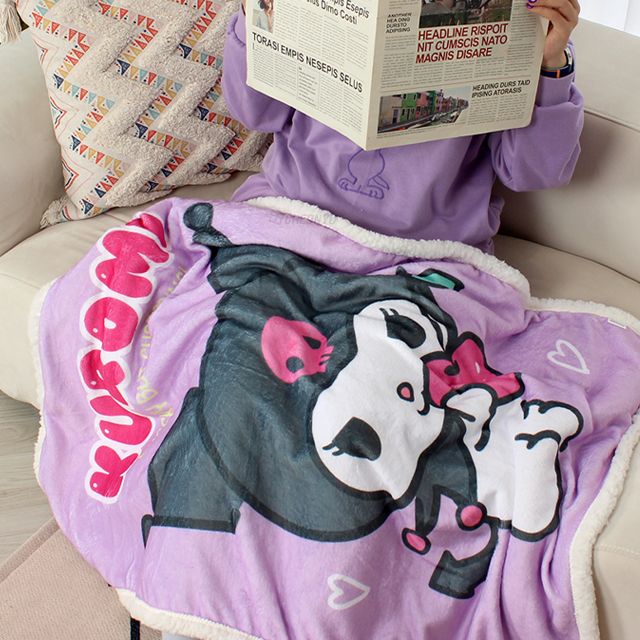Kuromi Poster Wool Blanket