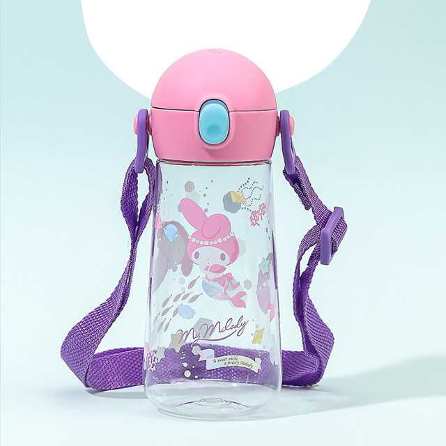 My Melody The Bottle One-Touch Tritan Tumbler 470ml with Shoulder Strap