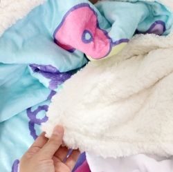 Kuromi Poster Wool Blanket
