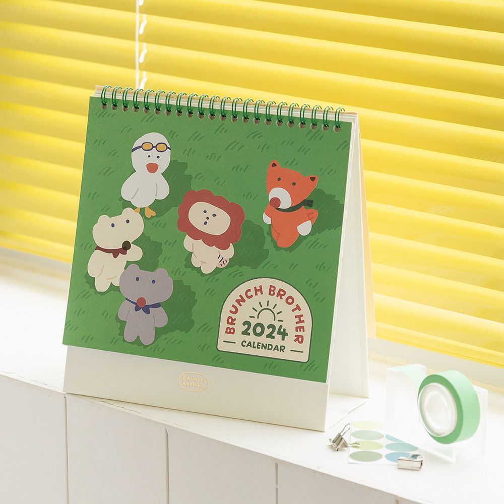  2024 Brunch Brother Desk Calendar