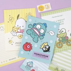Sanrio Letter Paper & Envelopes Set - Hangyodon
