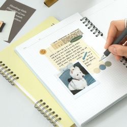 Compact A5 Grid Notebook