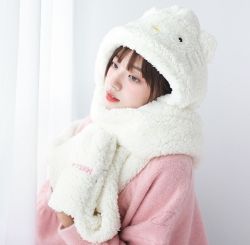 Sanrio Characters kitty woolen hat 3peace