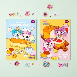 Catch Teenieping ver4 spring coloring book - Heartsping, Jellyping