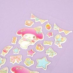 Sanrio sweet candy sticker pack, Set of 12pcs