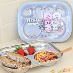 Ester Bunny Lunch Box with Pouch 