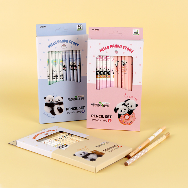 Hello Panda Pencil 12pcs Set, Random