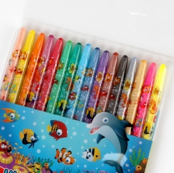Sea Color Pencil Twist-up 16 Colors