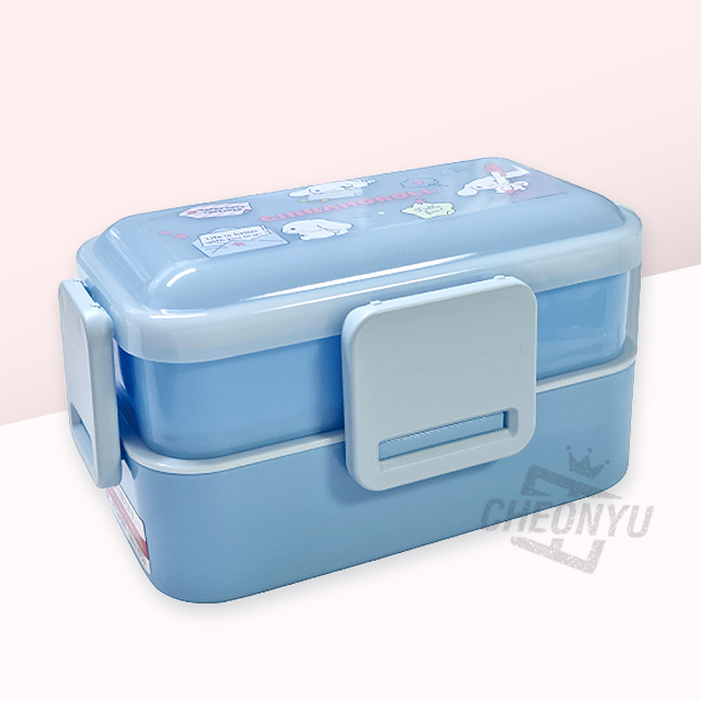 시나모롤 러브레터 돔형 2단 런치 도시락 600ml