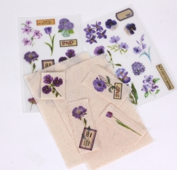 Rub-on Sticker_Botanical Purple