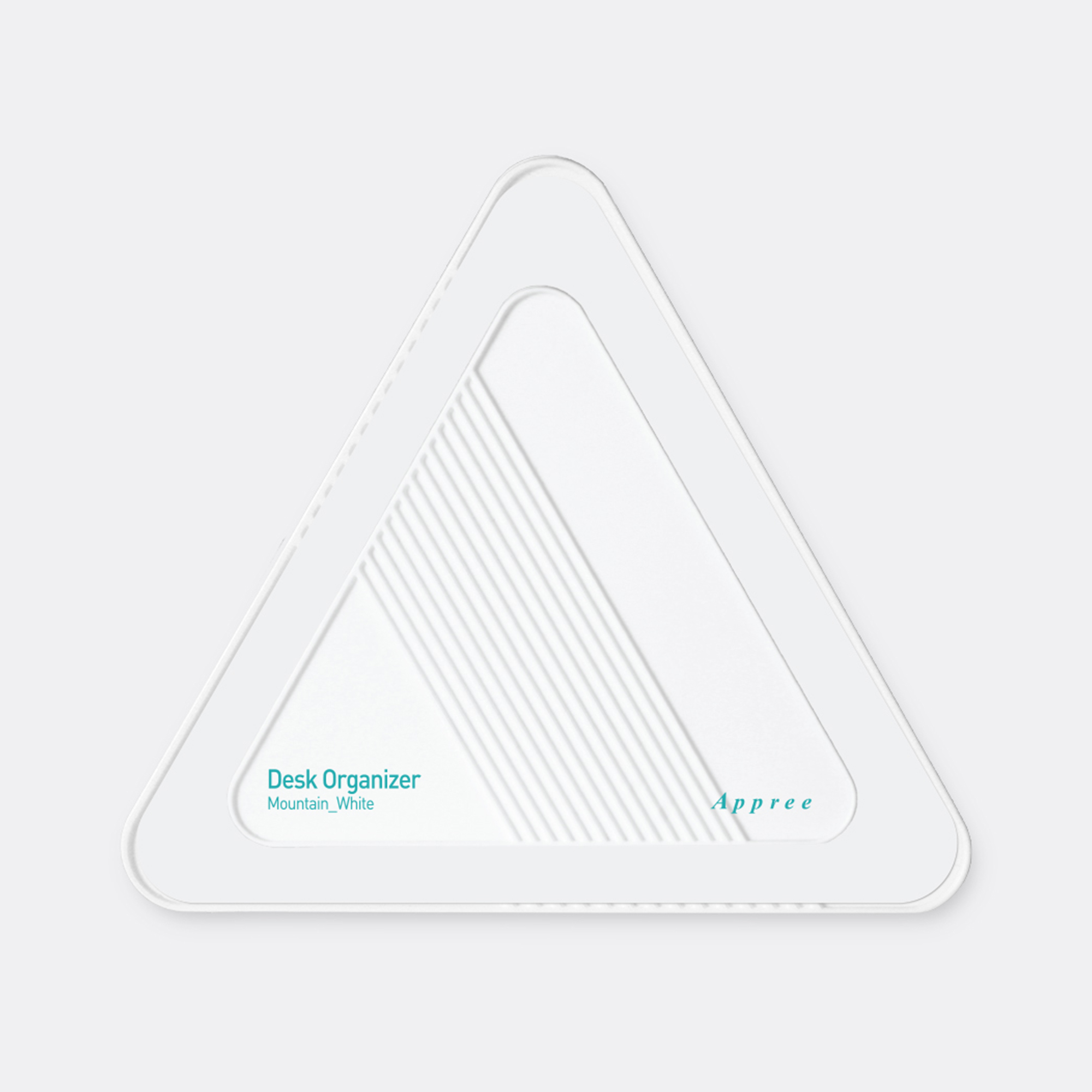 Desk Organizer Mountain White