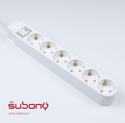 Integrated Switch Multi-Tab 6 Outlet 3M