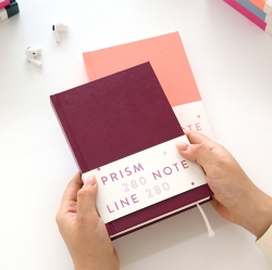 Prism 280 line hardcover note