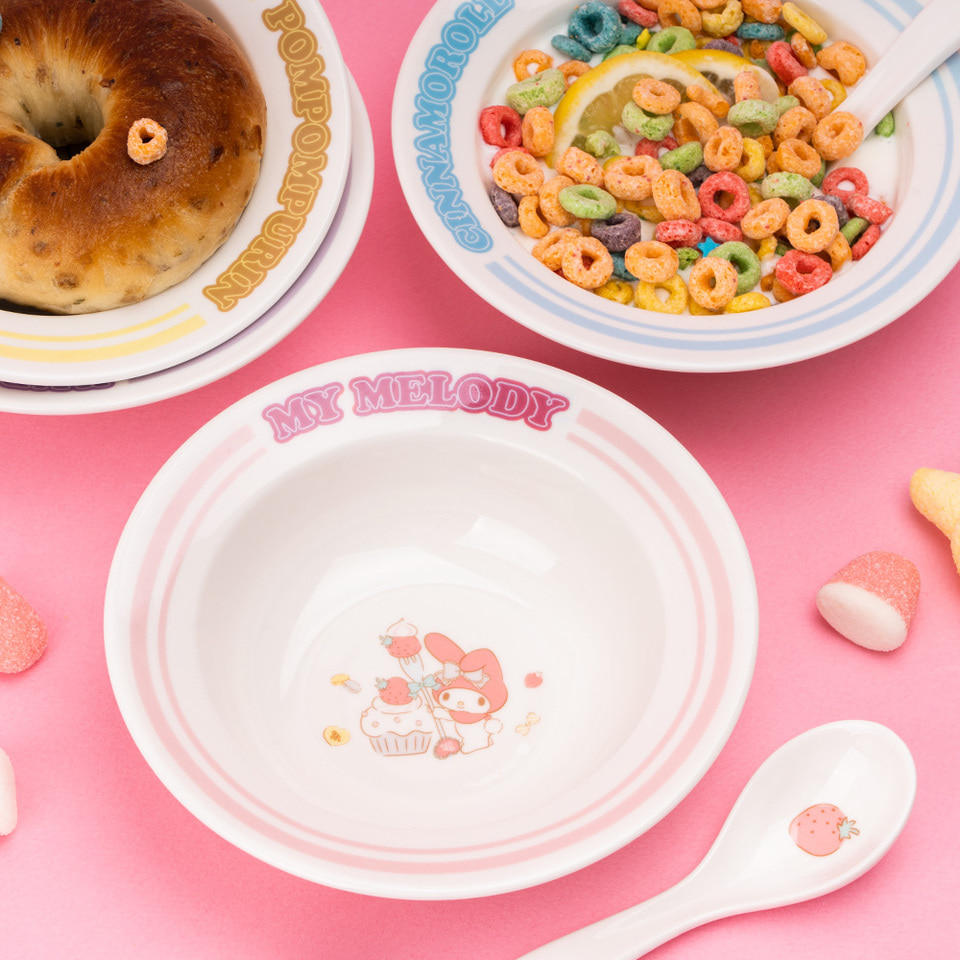 Sanrio Yogurt Bowl with Spoon Set 