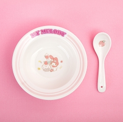 Sanrio Yogurt Bowl with Spoon Set 