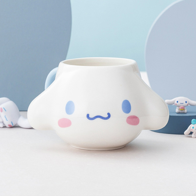 Sanrio Characters Face 3D Mug Cup - Cinnamoroll