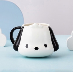 Sanrio Characters Face 3D Mug Cup - Pochacco