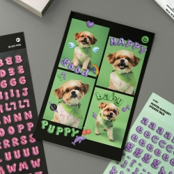 Puffer Alphabet Sticker Pack