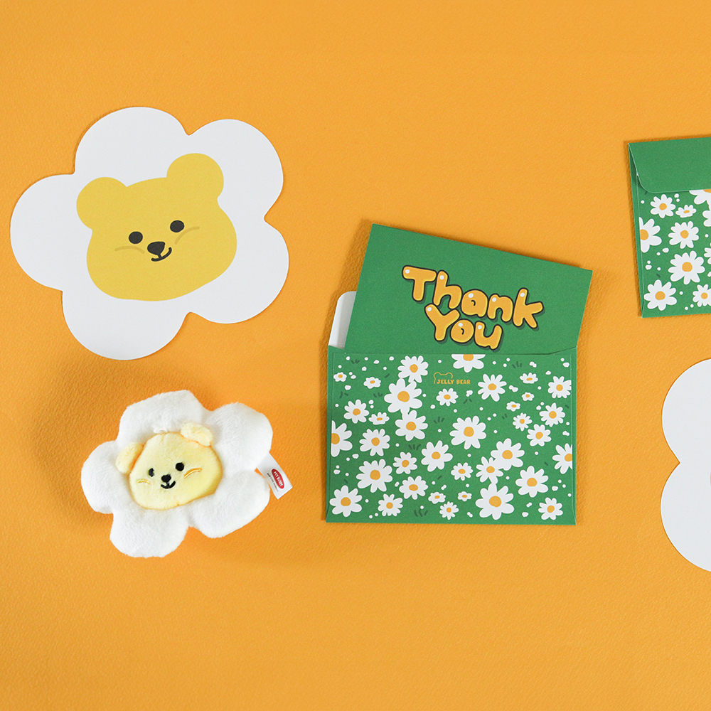 Jelly Bear shaped letter - 02 Thank you