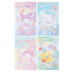 Sanrio Characters Twinkle Rainbow Lineless Note Book