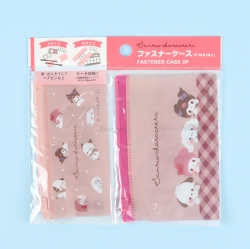 Sanrio Characters CHILL TIME Fastener Case 2P Set