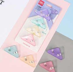 Pastel Triangle Clip (4pcs)