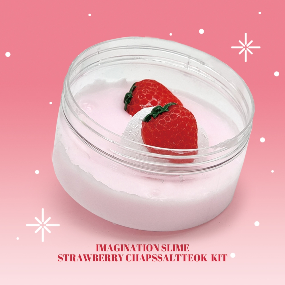 Strawberry Sticky Rice Cake Slime Kit, Random