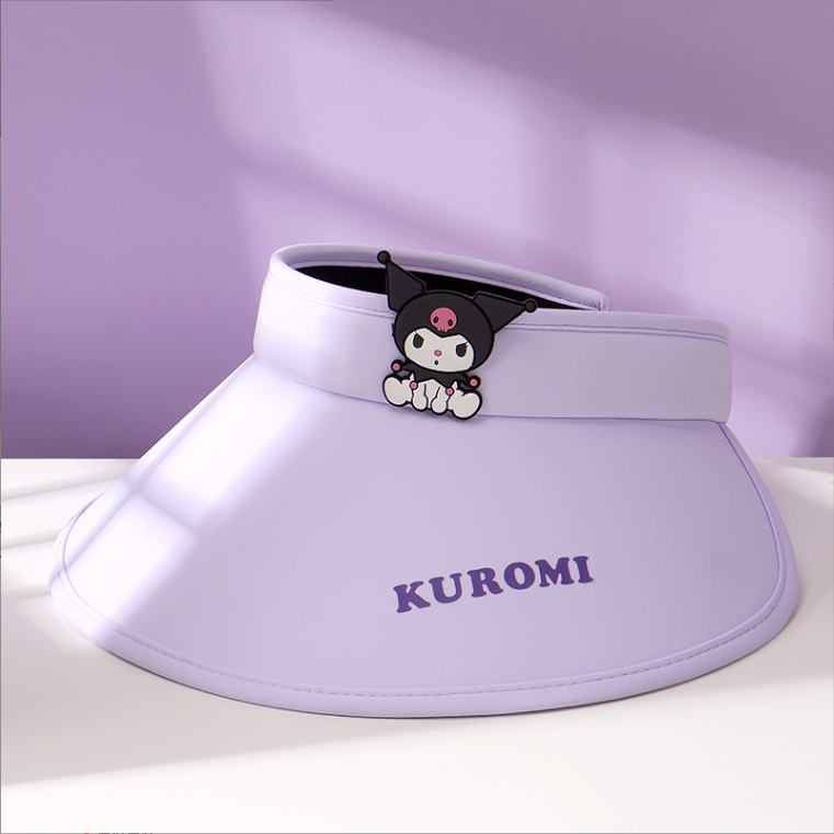 Sanrio Characters Sun Cap - Purple Kuromi