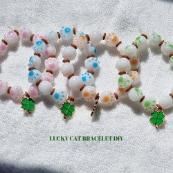 Lucky Meow Bracelet DIY Kit, Random