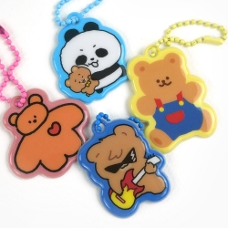 Random Amulet Keyring ver.1 Bear, Set of 60