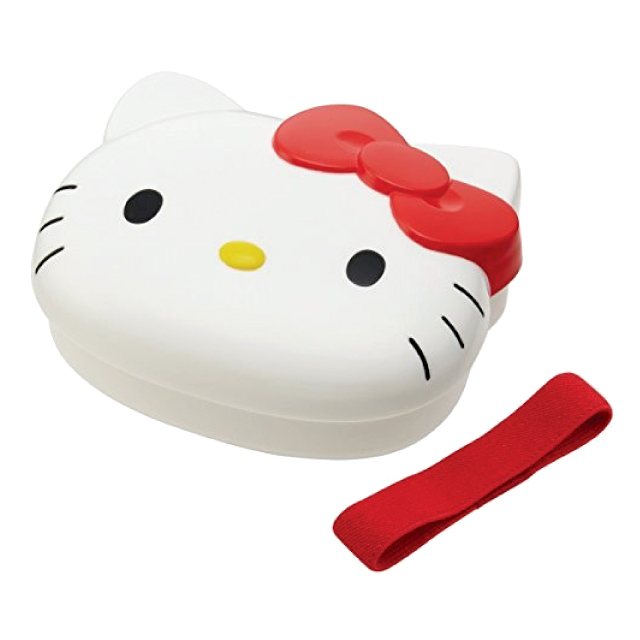 Hello Kitty Die Cut Band lunch box Red Ribbon 460ml