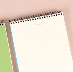 E-rinubgael Upper-sided Sping Free Notebook, Random