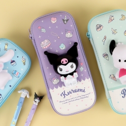 Sanrio Characters Dessert Squishy Pen Case_Kuromi