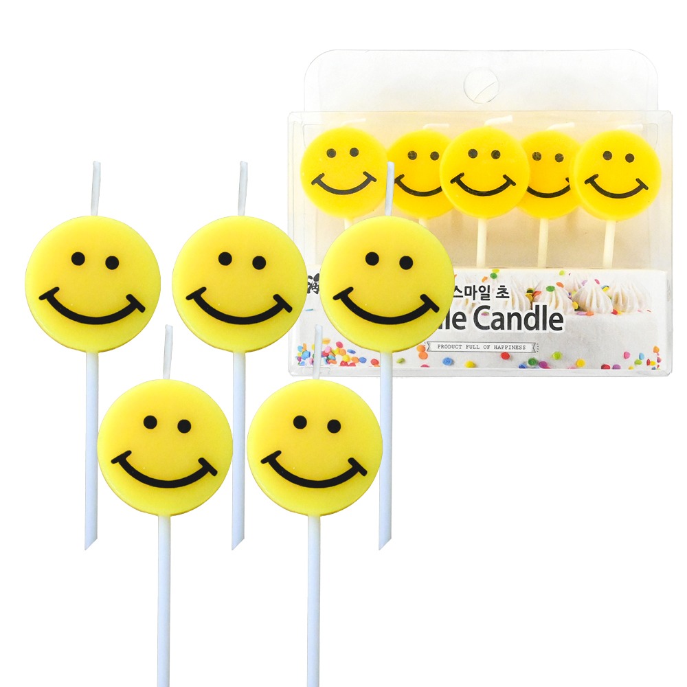 Smile Candle 5pcs