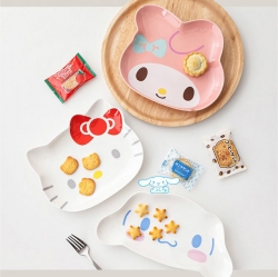 Sanrio Characters 3D Face Ceramic Plate