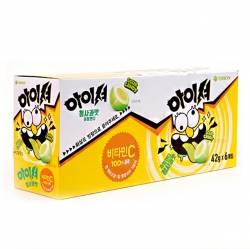 Icy Chew Green Apple 42g,Set of 6 ea