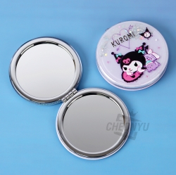 Sanrio Kuromi Cutie Glitter Round Mirror, Random