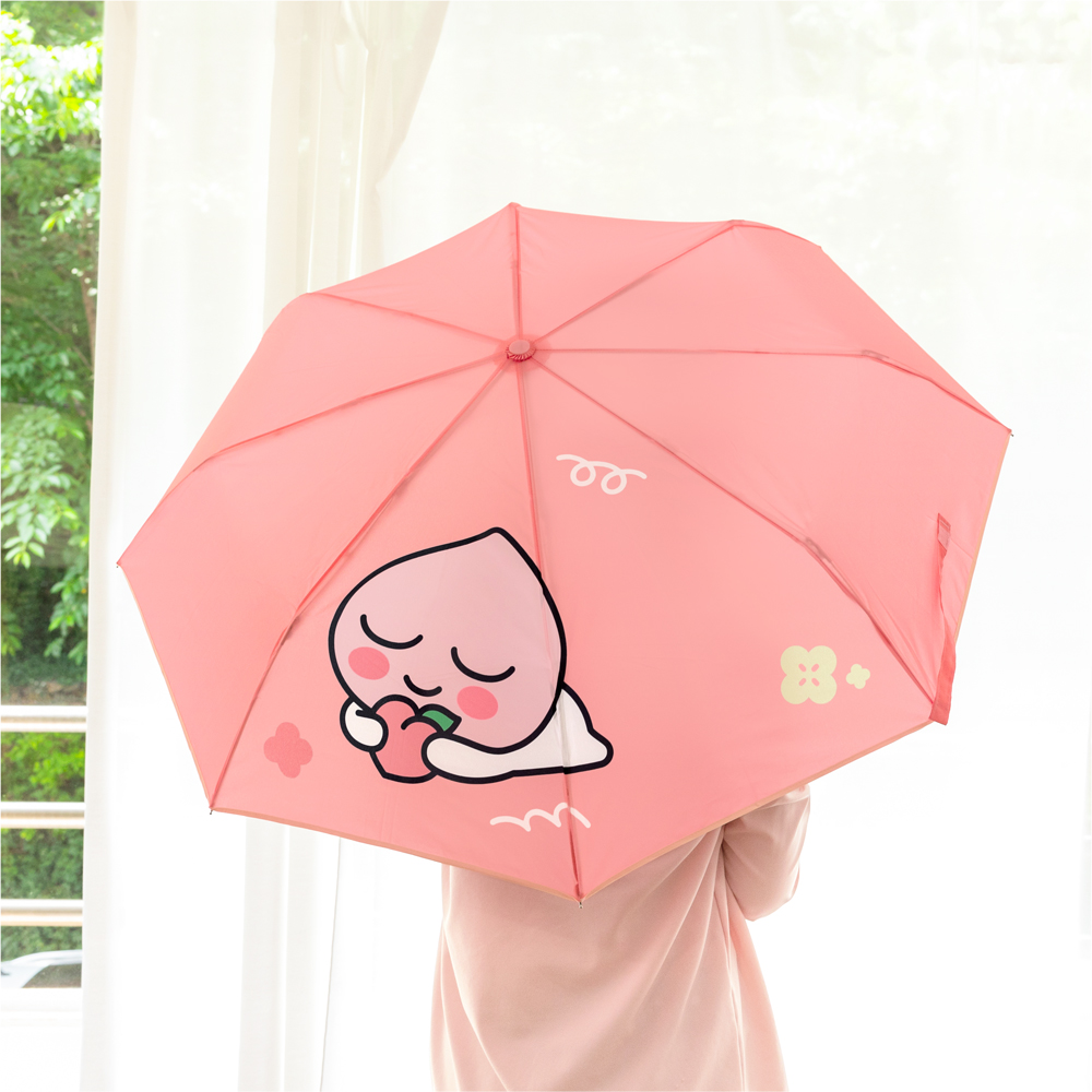 Kakao Friends Point 3-Layer Auto Umbrella - APEACH