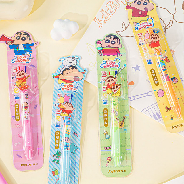 Crayon Shin-chan 3 Colors Ball Point Pen, Random