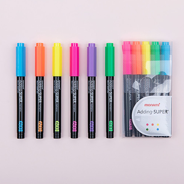 Adding Super 600 Highlighter 5Pcs