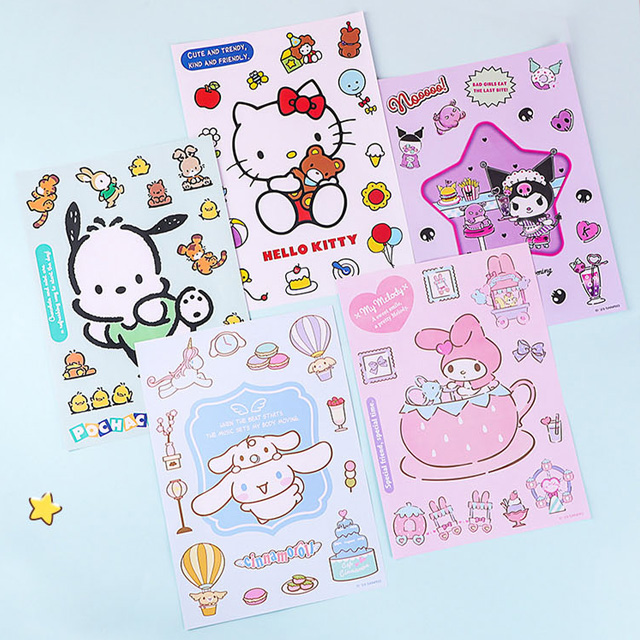 Sanrio Big Deco Stickers, Random