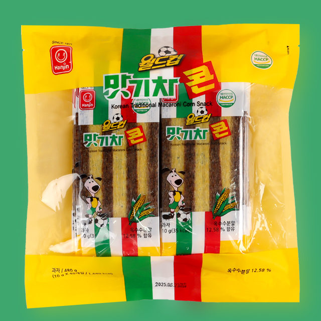 Korean Traditional Macaroni Corn Snack 10g x 48ea