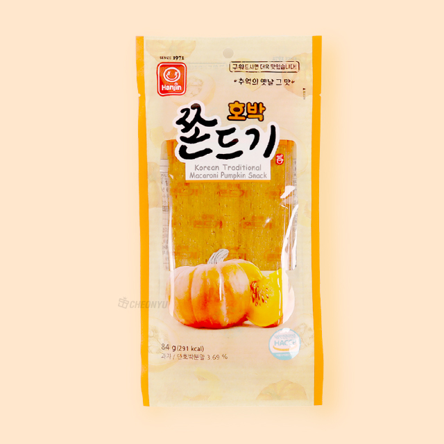 Korean Traditional Macaroni Pumpkin Snack 84g