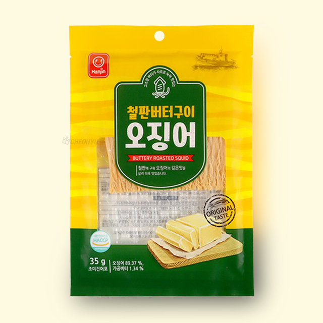 철판버터구이 오징어 35g